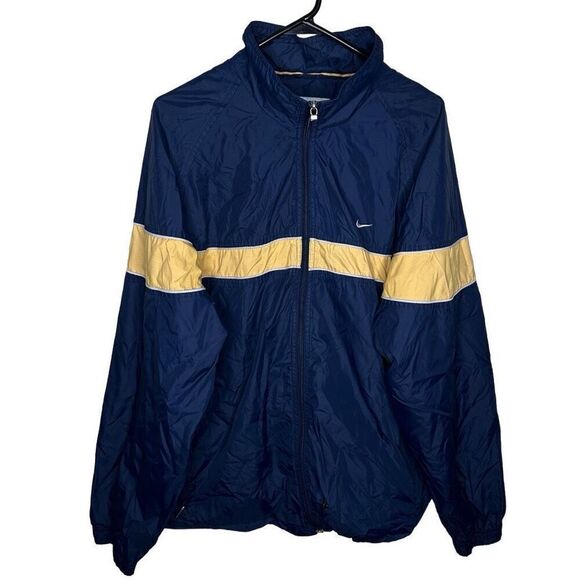 Y2K Nike Two Tone Track Jacket Windbreaker Size XL - Picture 1 of 6